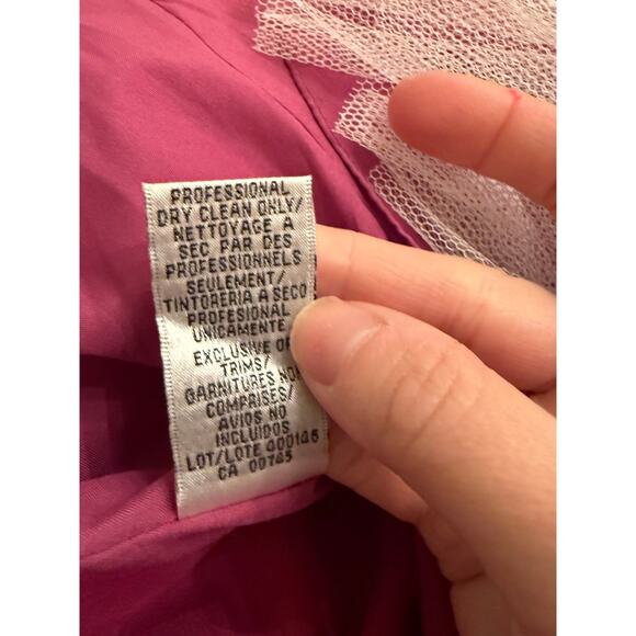 NWT JS Collections Women's Floral Jacquard Maxi Formal Prom Trumpet Dress Size 4 - Picture 11 of 14